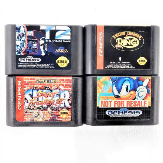Sega Genesis Video Game Cartridges Lot of 10 Mortal Kombat image number 2