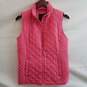 Talbots Solid Pink Quilted Polyester Puffer Vest Size XS image number 1