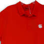 Nike Mens Orange Short Sleeve Spread Collar Golf Polo Shirt Size XL image number 3