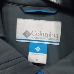 Columbia Men's Blue and Gray Jacket Size Medium