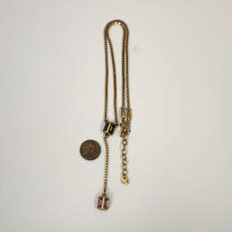 Swarovski Necklace Designer Swarovski Gold-Tone Crystal Stone Fashionable Chain Necklace alternative image
