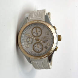 Desginer Invicta Specialty Gold-Tone Round Dial Adjustable Strap Wristwatch