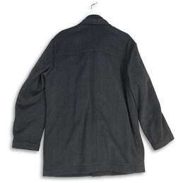 NWT Hugo Boss Mens Black Spread Collar Long Sleeve Button Front Jacket Size 42 alternative image