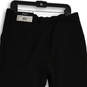 NWT Womens Black Flat Front Slash Pocket Skinny Leg Dress Pants 36x29 image number 4