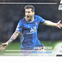2021-22 Lionel Messi Topps Stadium Club Chrome UCL Paris Saint-Germain