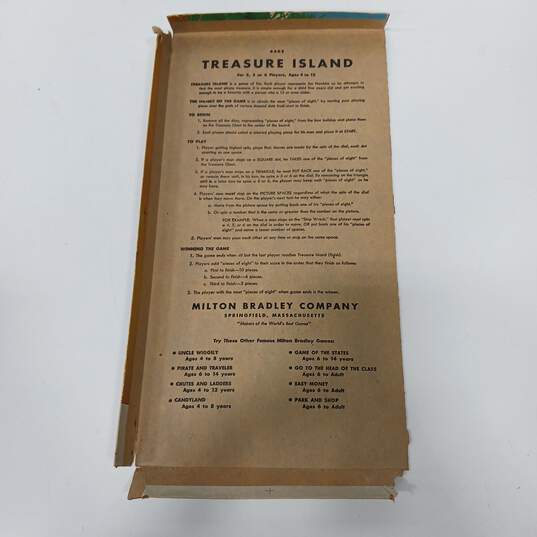 Vintage Milton Bradley Treasure Island Board Game 4310 image number 2