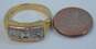 Men's Vintage 14K Yellow Gold 0.10 CTTW Round Diamond Ring 5.6g image number 7