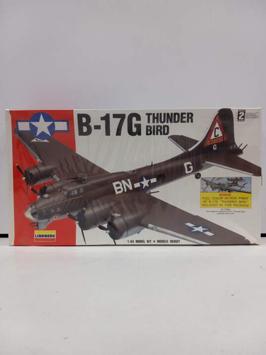 Lindberg B-17 Thunder Bird 1:64 Model Kit NIB image number 1