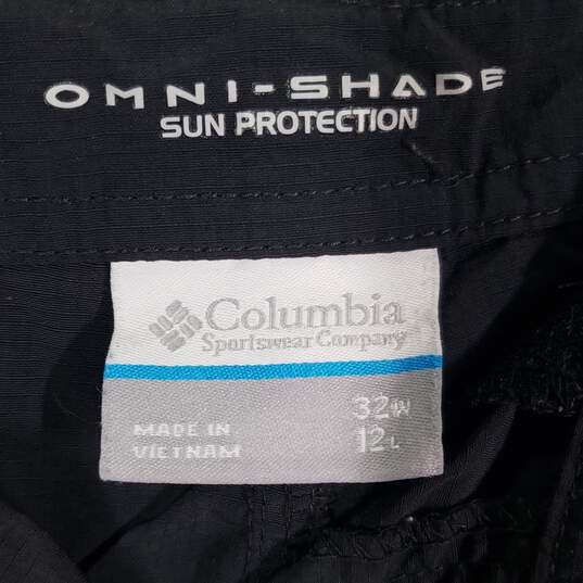 Mens Omni-Shade Sun Protection Flat Front Cargo Shorts Size 32W image number 4