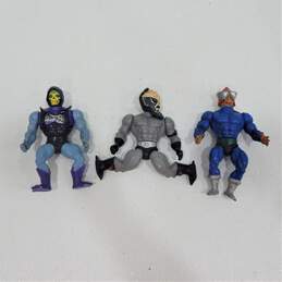 3 Vintage He-Man Masters of The Universe Action Figures Skeletor, Hordak & Mekaneck
