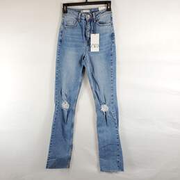 Zara Women Blue Jeans Sz 00 NWT