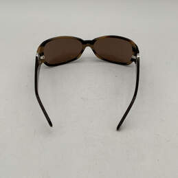 Womens Enchanted Heart Of Gold Brown Tortoise Full Rim Wrap Sunglasses alternative image