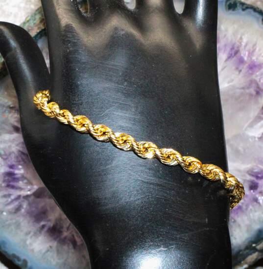 Buy the 14K Yellow Gold Bracelet | GoodwillFinds