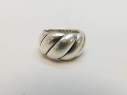 David Yurman Sterling Silver Sculpted Cable Ring 11.1g alternative image