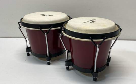Hip Bongo Druns Drums w/ Carrying Case image number 3
