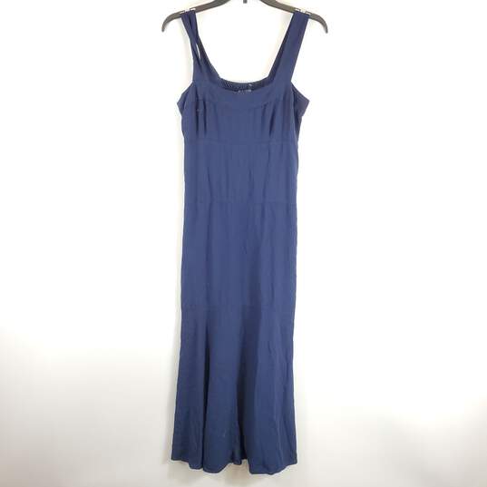 Vince Camuto Women Navy Blue Sleeveless Dress S image number 1