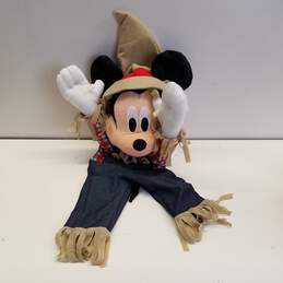 Mickey Mouse Scarecrow Greeter with Treat Bowl alternative image