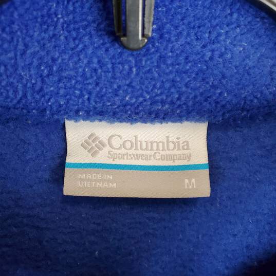 Columbia Women Royal  Blue Fleece Jacket M image number 3
