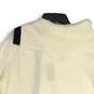 White House Black Market Womens White Black Short Sleeve Pullover Sweater Size L image number 4
