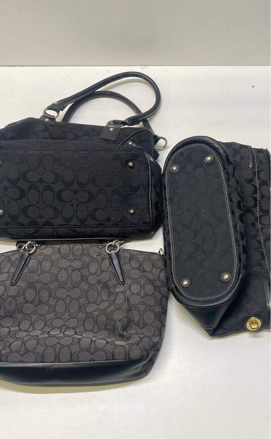 Coach Assorted Bundle Lot Set of 3 Handbags image number 5