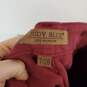 Judy Blue Burgundy Cotton High Rise Flare Jean WM Size 7/28 NWT image number 3