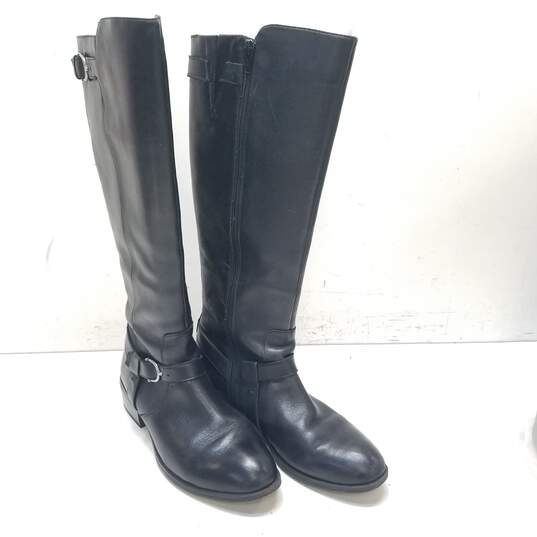 Lauren Ralph Lauren Leather Margarite Boots Black 7.5 image number 3
