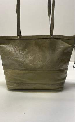 Coach Patent Leather Monogram Shoulder Bag Olive Green alternative image