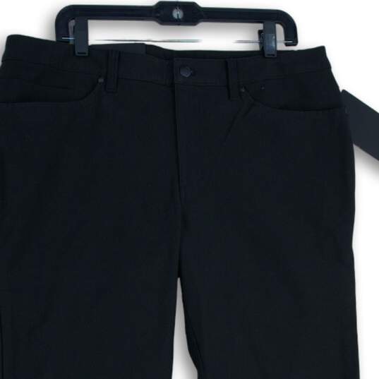 NWT Lululemon Womens Black Denim Dark Wash Skinny Leg Jeans Size 36X34 image number 3