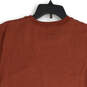 Womens Red Crew Neck Long Sleeve Pullover T-Shirt Size L 12/14 image number 4