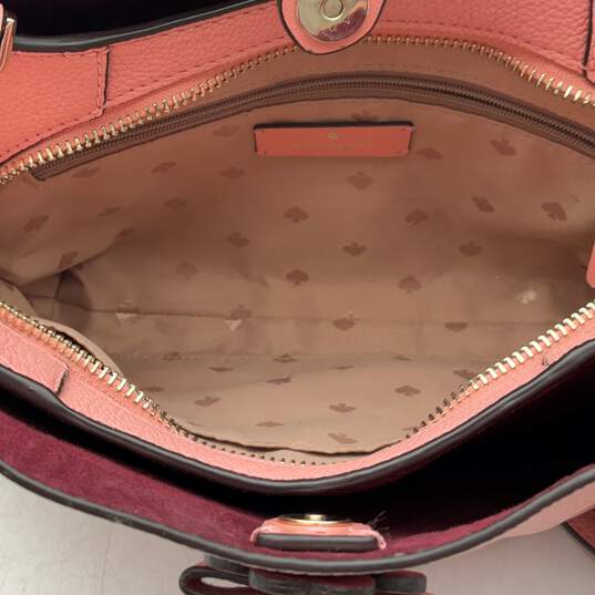 Kate Spade Womens Pink Adjustable Strap Triple Compartment Shoulder Bag Purse image number 6