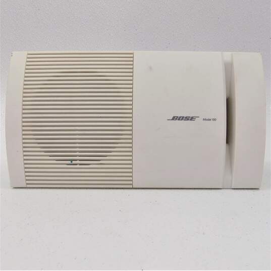 VNTG Bose Model 100 White Wall Speakers (Set of 2) image number 2