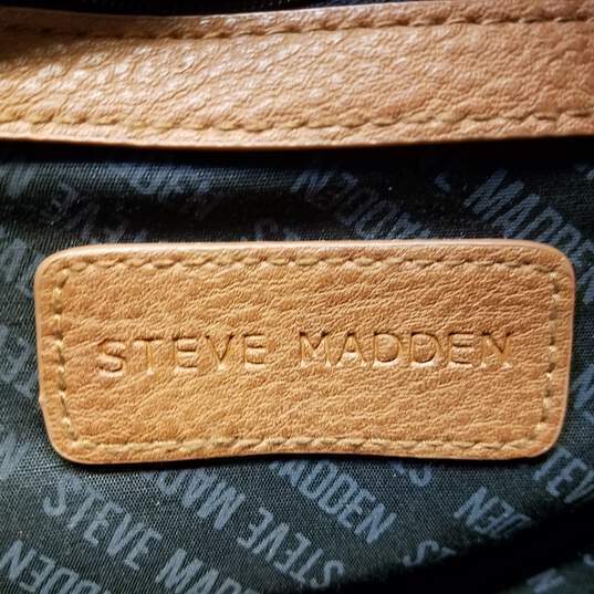 Steve Madden Signature Tan Mini Backpack image number 7