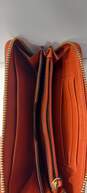 Michael Kors Women's Orange Leather Wallet image number 4