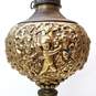 Vintage Ornate Brass Cherub Parlor Lamp 21.5 Inch  Tall image number 4