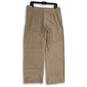 NWT L.L.Bean Womens Taupe Elastic Waist Pull On Straight Leg Dress Pants Size LP image number 2