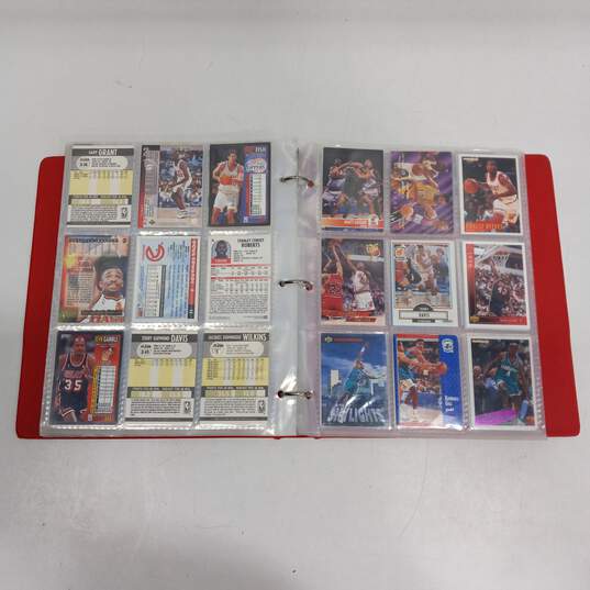 2.8lbs of Assorted Basketball Sports Trading Cards in Binder image number 5