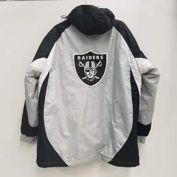 Vintage NFL Oakland Raiders Hooded Jacket/Parka Sz. XL alternative image