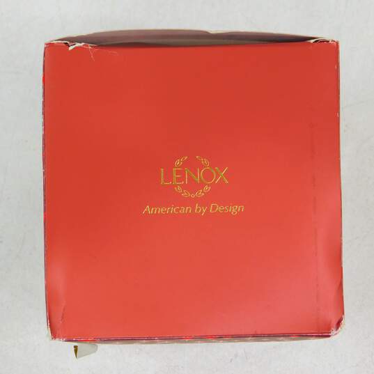 Lenox Ornament 2010 Dated Glisten and Gold Snowflake Ball image number 3