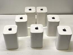 Apple Bundle Lot of 7 AirPort Extreme 3 Port Base Station Wireless AC Router