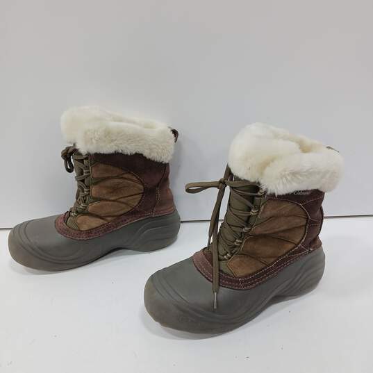 Colombia Sierra Summette Winter Brown Boots Size 9.5 image number 2