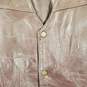 Men's Brown Leather Vest SZ XL image number 3