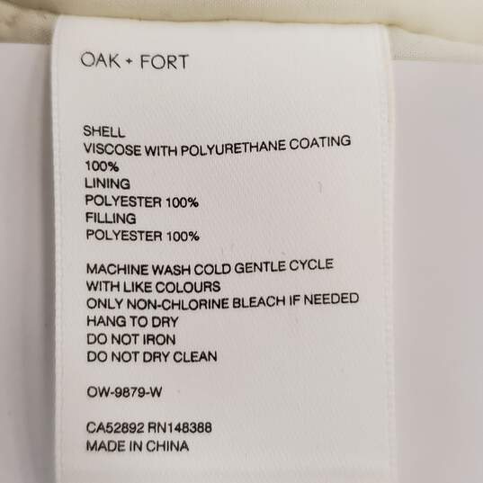 Oak + Fort Women Cream Jacket S NWT image number 6