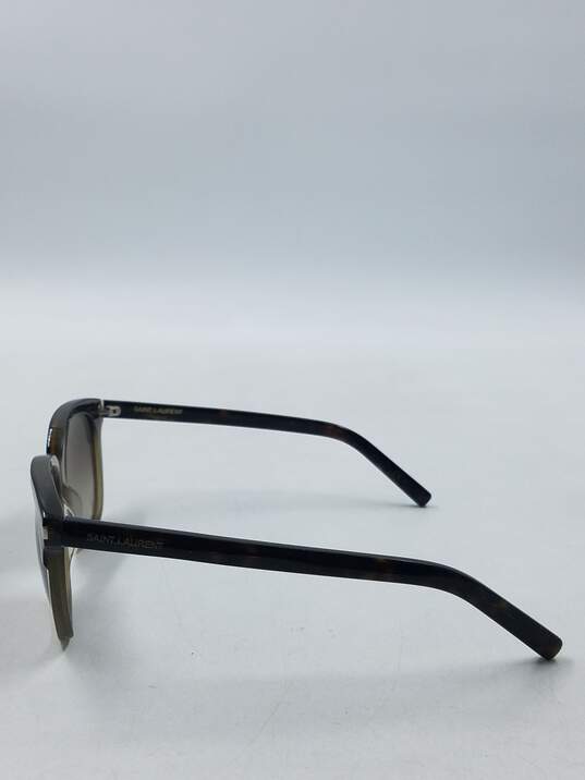 Saint Laurent SL-10 Gray Sunglasses image number 4