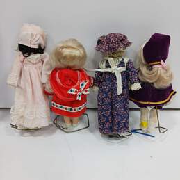Bundle of 4 Assorted Decorative Dolls