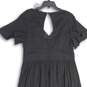 NWT Torrid Womens Black Short Sleeve V-Neck Back Zip Maxi Dress Size 12 image number 4