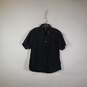Mens Regular Fit Short Sleeve Collared Button-Up Shirt Size XL image number 1