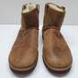 UGG Australia Classic Mini Stitch  Men Ankle Brown Leather Boots Size 17 image number 2