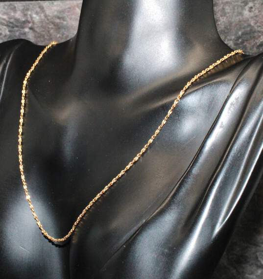 14K Yellow Gold Necklace image number 3