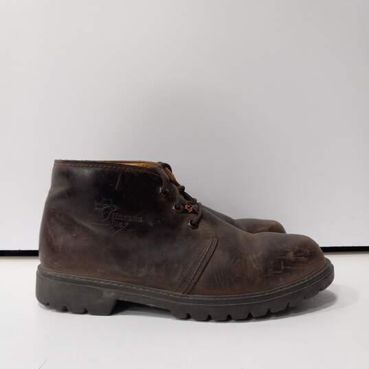Havana Joe Men's Brown Leather Ankle Boots Size 43 image number 4