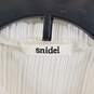 Snidel Women White Knitted Ruffle Top S image number 3